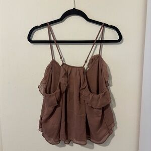 Brown Women's Top